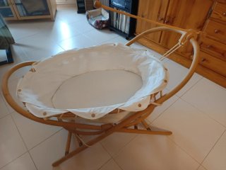 Cuna moisés de madera
