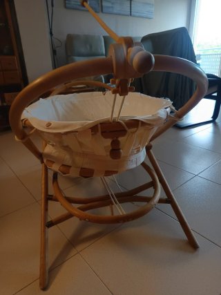 Cuna moisés de madera