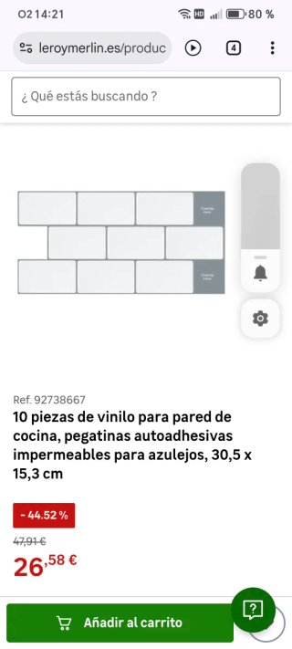 Vinilo imitación baldosas
