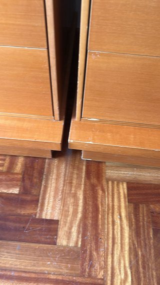 Juego 2 Cajoneras Madera