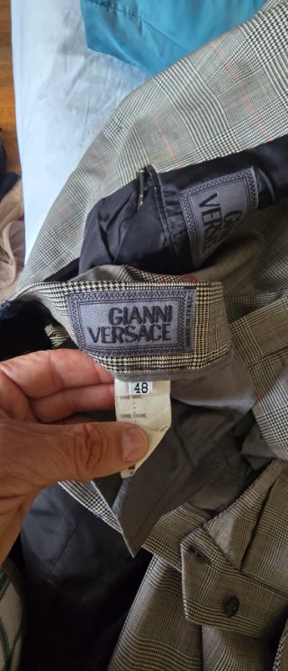 Traje Gianni Versace Gris
