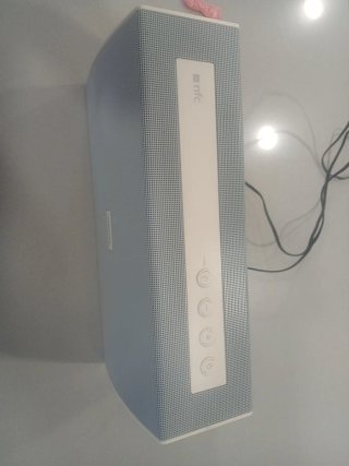 Altavoz Philips Gris y Blanco