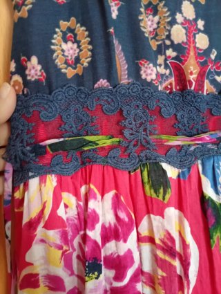 Vestido estampado floral
