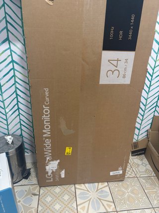 Monitor LG Ultrawide Curvo 34 100Hz HDR