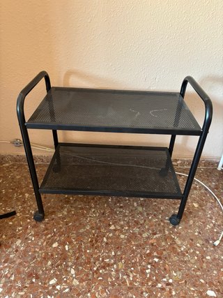 Carrito auxiliar cocina 2 estantes