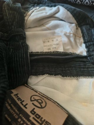 Pantaloni uomo velluto cotone 100%