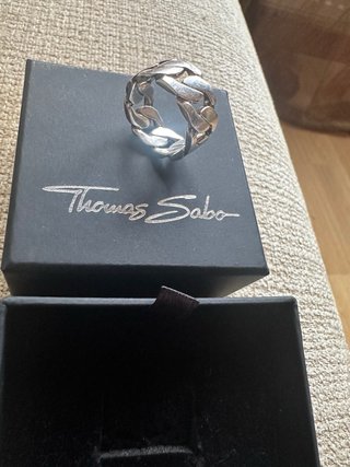Anillo Thomas Sabo eslabones plata