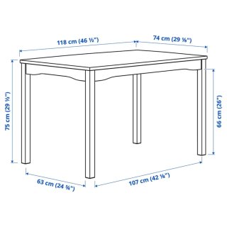 Mesa de comedor de madera ( Solo mesa )