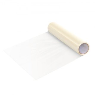 Película de Protección para Alfombra, 24" x 50' Escudo para Suelos y Superficies con Respaldo Autoadhesivo y Fácil Instalación, Rollo de Protector de Alfombra Adhesivo de Polietileno para Construc...