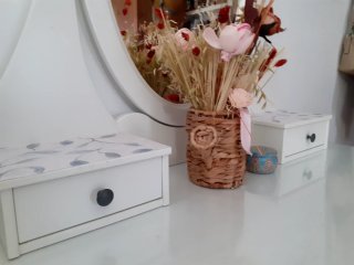 Tocador Ikea Blanco.Los adornos no están incluidos