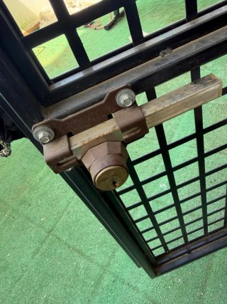 Reja de seguridad para patio.