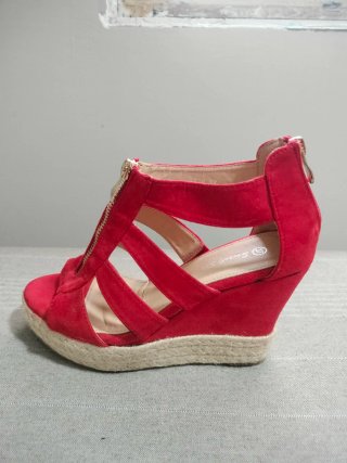 Sandalias Sweet Shoes Rojas Talla 37