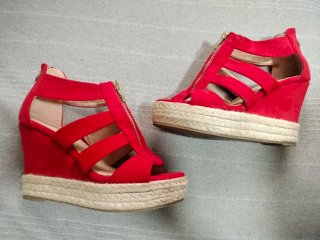 Sandalias Sweet Shoes Rojas Talla 37