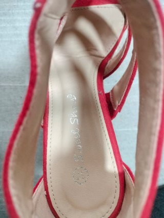 Sandalias Sweet Shoes Rojas Talla 37