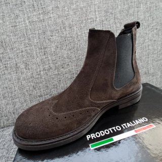 Stivali Chelsea Pelle Marrone Uomo 40-45