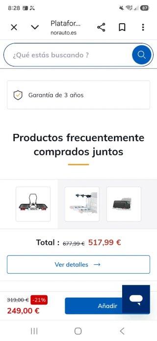 Plataforma enganche Moving Base