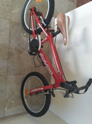 Bicicleta infantil roja marca conor