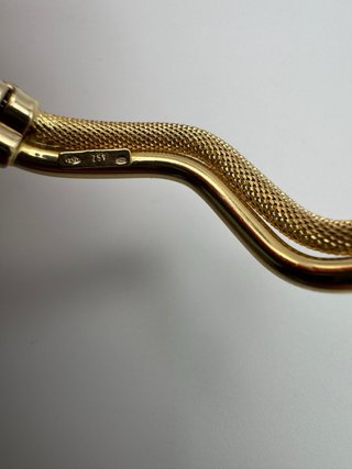 011-05-00501 PULSERA ONDULADA RIGIDA ORO 18K