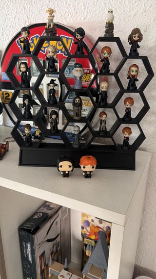 Estantería Hexagonal Figuras Coleccionables