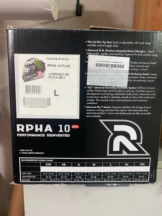 Casco HJC RPHA 10 PLUS Lorenzo