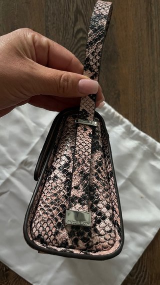 Bolso Michael Kors Piel Serpiente Rosa