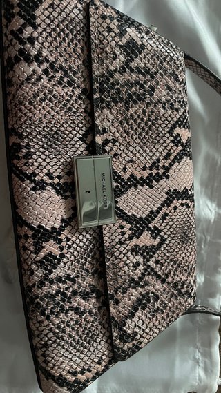Bolso Michael Kors Piel Serpiente Rosa