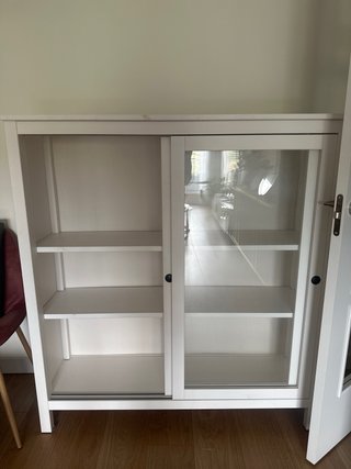 Vitrina Ikea Havsta Blanca Cristal