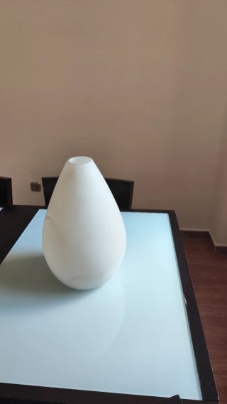 Lámpara moderna de cerámica blanca