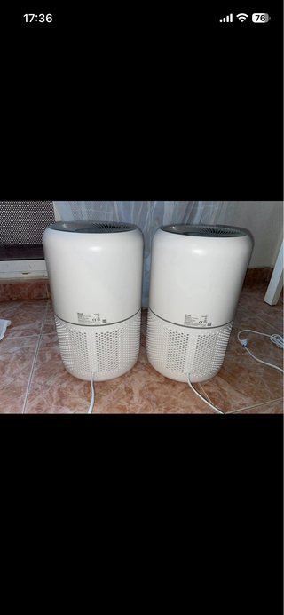 Purificador de aire Levoit blanco/beige