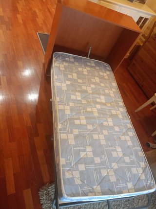 Mueble auxiliar madera con ruedas