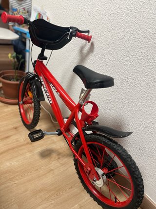 Bicicleta infantil 3-5 años roja
