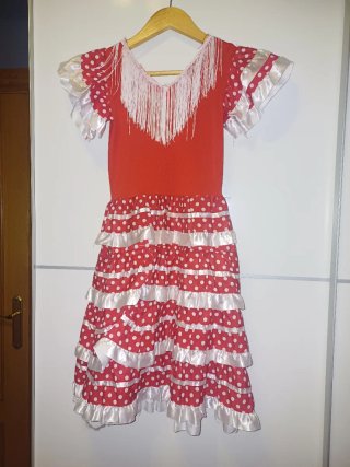 Disfraz Flamenca Niña 6-8 años
