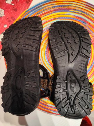 Sandalias OutPro Talla 41 Marrón y Negro