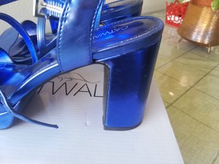 Sandali Catwalk blu elettrico n. 40