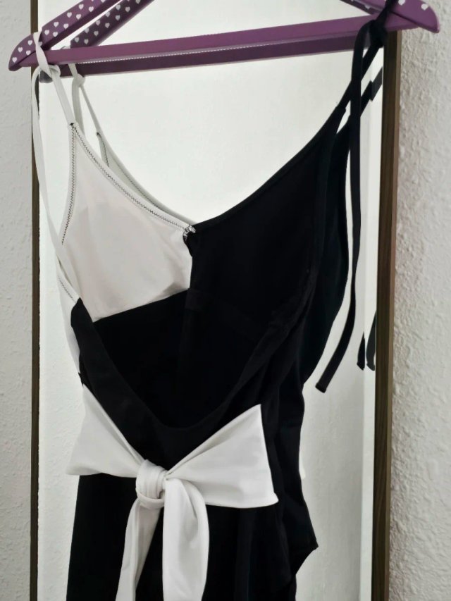 Bañador Talla 38 Negro y Blanco