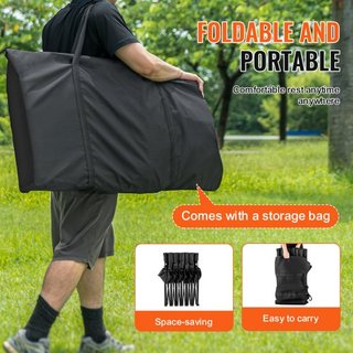 Banco Plegable Portátil, Banco de Fútbol Plegable para 6 Personas con Bolsillos Laterales y Bolsa de Transporte, Asientos Ligeros de Línea Lateral con Respaldo para Fútbol, Béisbol, Camping, Event...