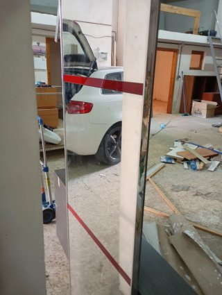 Zapatero de madera  gris nuevo. Sin usar.