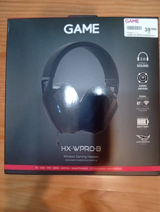 Auriculares Gaming GAME HX-WPRO-B Inalámbricos