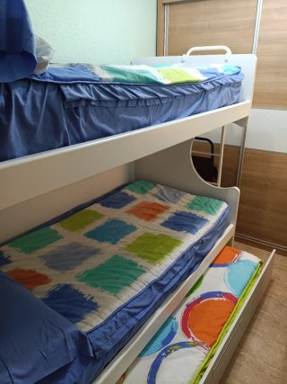 Literas de madera 3 camas