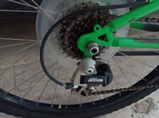 Mountain bike Bianchi verde e nero