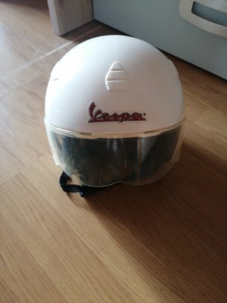 Moto Vespa Piaggio Juguete Blanca+casco