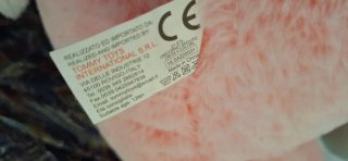 Peluche Unicorno Rosa Gigante Ali Argento