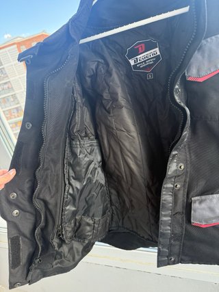 Chaqueta Moto Mujer Degend Negra y Rosa talla S