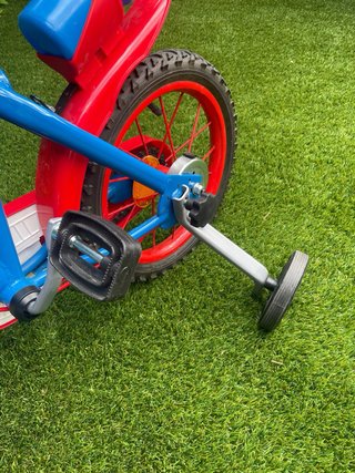 Bicicleta Infantil Spiderman 16 pulgadas Azul/Roja