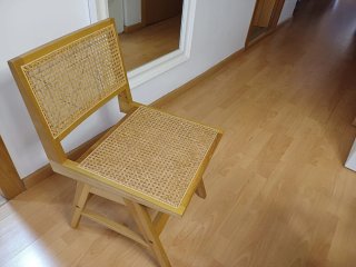 Silla Lali Sklum Madera y Ratán
