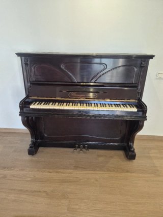 Piano Vertical Antiguo Marrón Oscuro