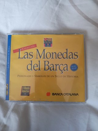 Monedas FC Barcelona de plata