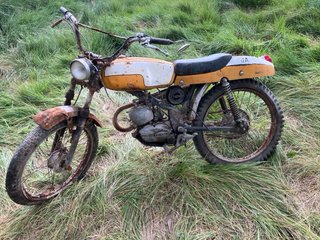 Lambretta Trepador Moped Azul/Gris sidecar vespa
