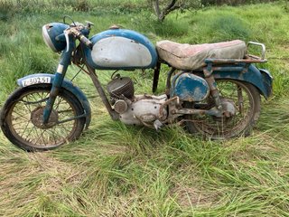 Lambretta Trepador Moped Azul/Gris sidecar vespa