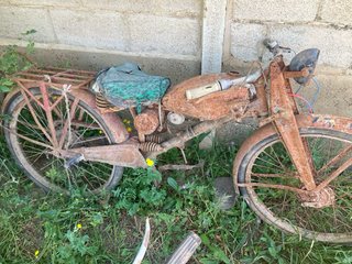 Lambretta Trepador Moped Azul